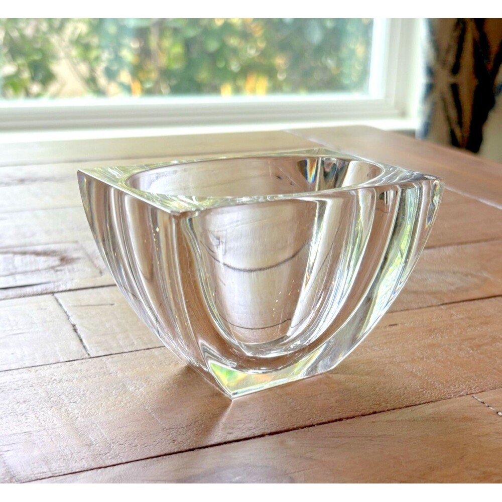 Rogaska Crystal Handmade Mini Gondola Bowl Décor Used
